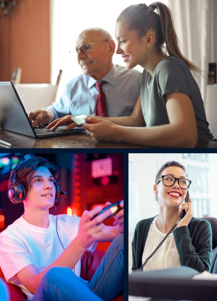 Conectividad para el hogar y la oficina